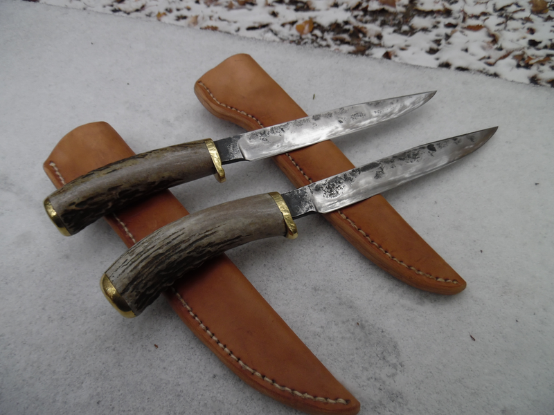 Antler Handled Belt Knives, Chattanooga Tennessee